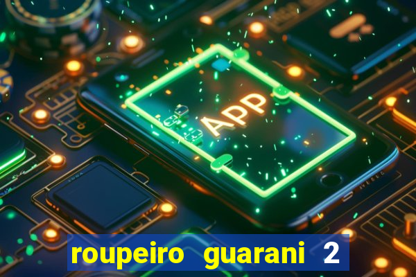 roupeiro guarani 2 portas de correr com espelho